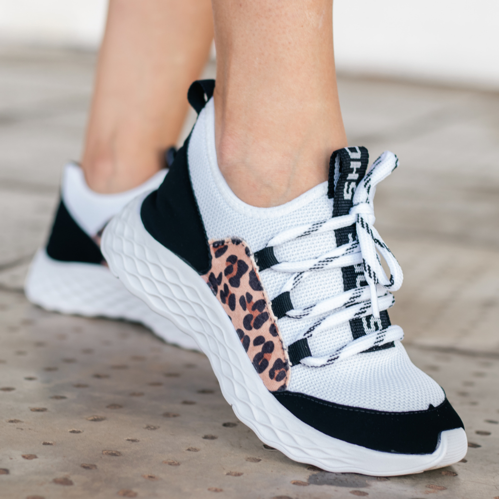 Tenis Feminino Academia Onça Confortável Estilo Meia Calce Fácil Shokei