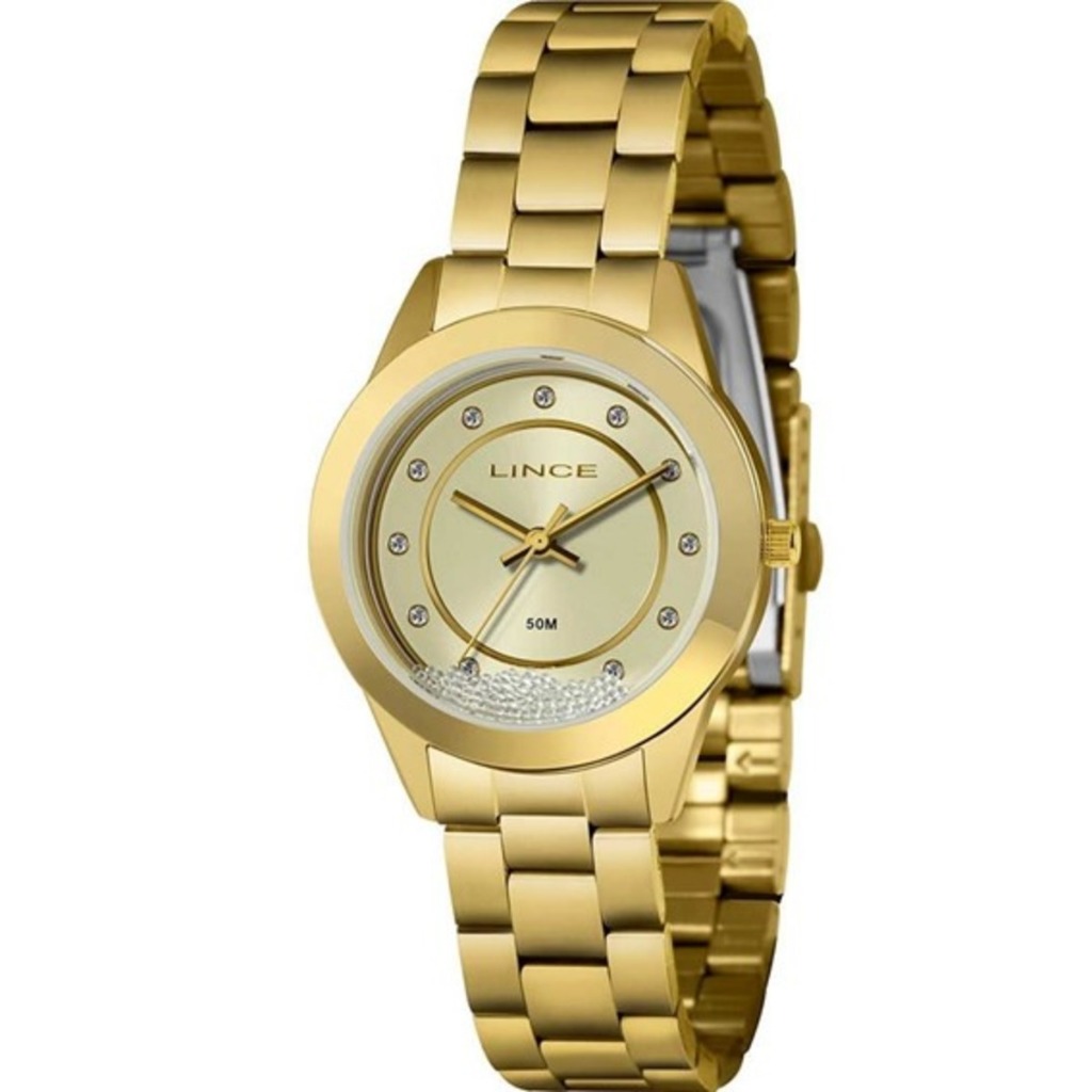 RELÓGIO LINCE FEMININO DOURADO LRG4733L34 C1KX em Oferta na Shopee