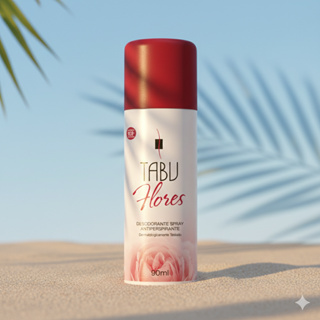 Desodorante Spray Tabu Flores 90Ml em Oferta na Shopee