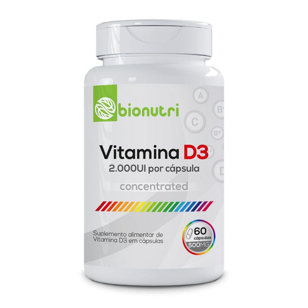 kit Vitamina D3 60 a 360 Cáps Dentes ossos + Sistema Imunológico Suplemento Bionutri em Oferta na Shopee