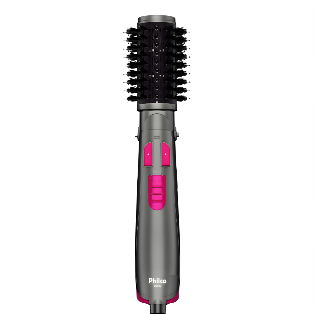 Escova Rotativa Philco Bivolt 1300w Opção Secador Ion Toureline