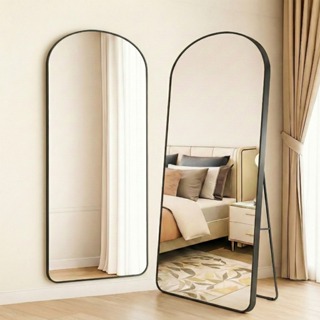 Espelho Lopazzi Base Reta Grande Corpo Inteiro 170x70cm Com Moldura Alumínio Para Quarto Sala Decorativo em Oferta na Shopee