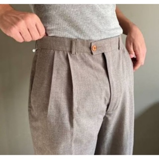 Calça Social Vintage Masculina em Oferta na Shopee