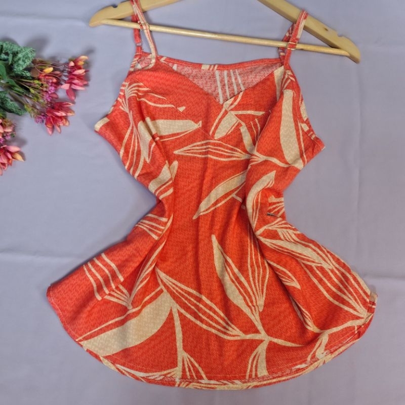 Regata Feminina Básica Estampada Alcinha Regulável
