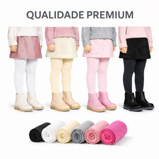 Meia Calça Infantil Grossa Inverno Feminina em Oferta na Shopee