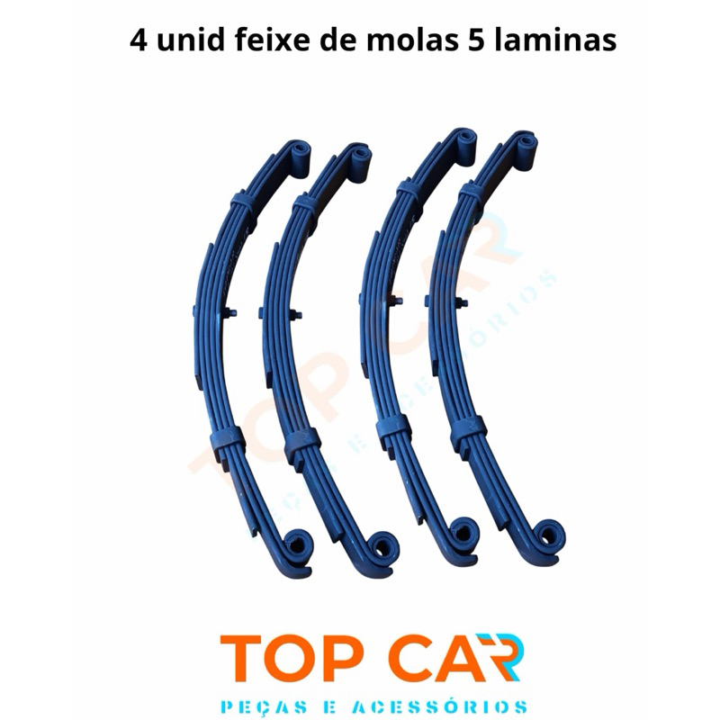 4 unid de feixe de molas para carretinhas reboque capacidade de carga de 1600kg as 4 unid juntas carretinha suspensão em Oferta na Shopee