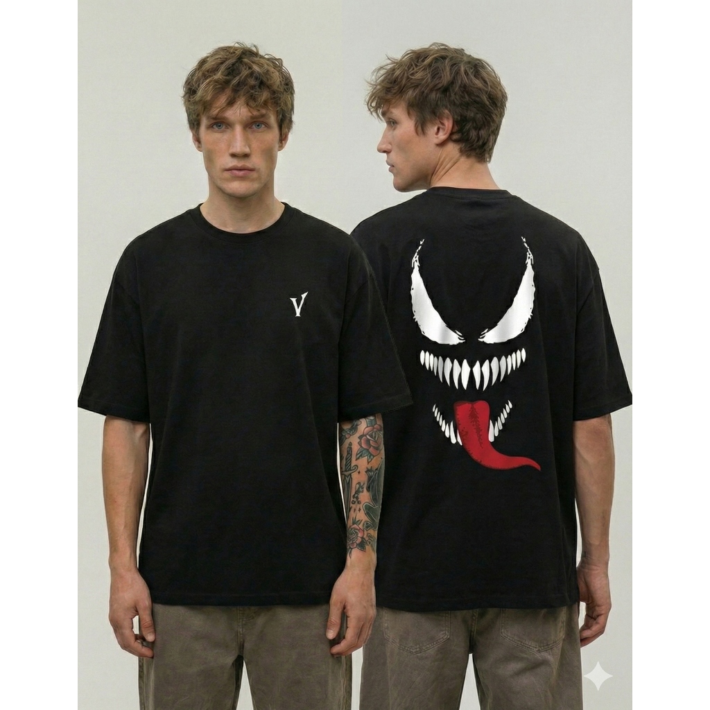 Camisetas Alta Academia Camisetão Estampado Venom