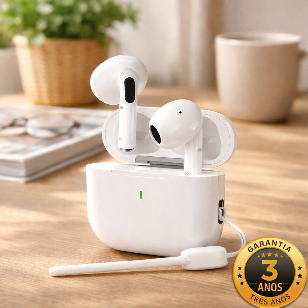 Fone De Ouvido Bluetooth 5.3 AirPods Pro 5 Linha Premium Compativel iPhone Android em Oferta na Shopee