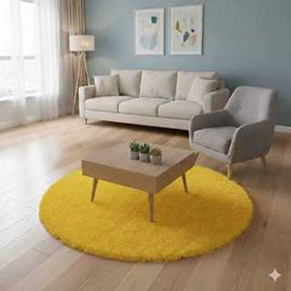 Tapete Redondo 1Metro  Peludo Sala Quarto em Oferta na Shopee