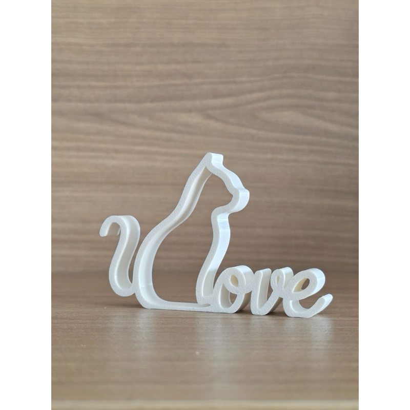 Decoração gato love, decoração fofa, decoração para casa, decoração de gato