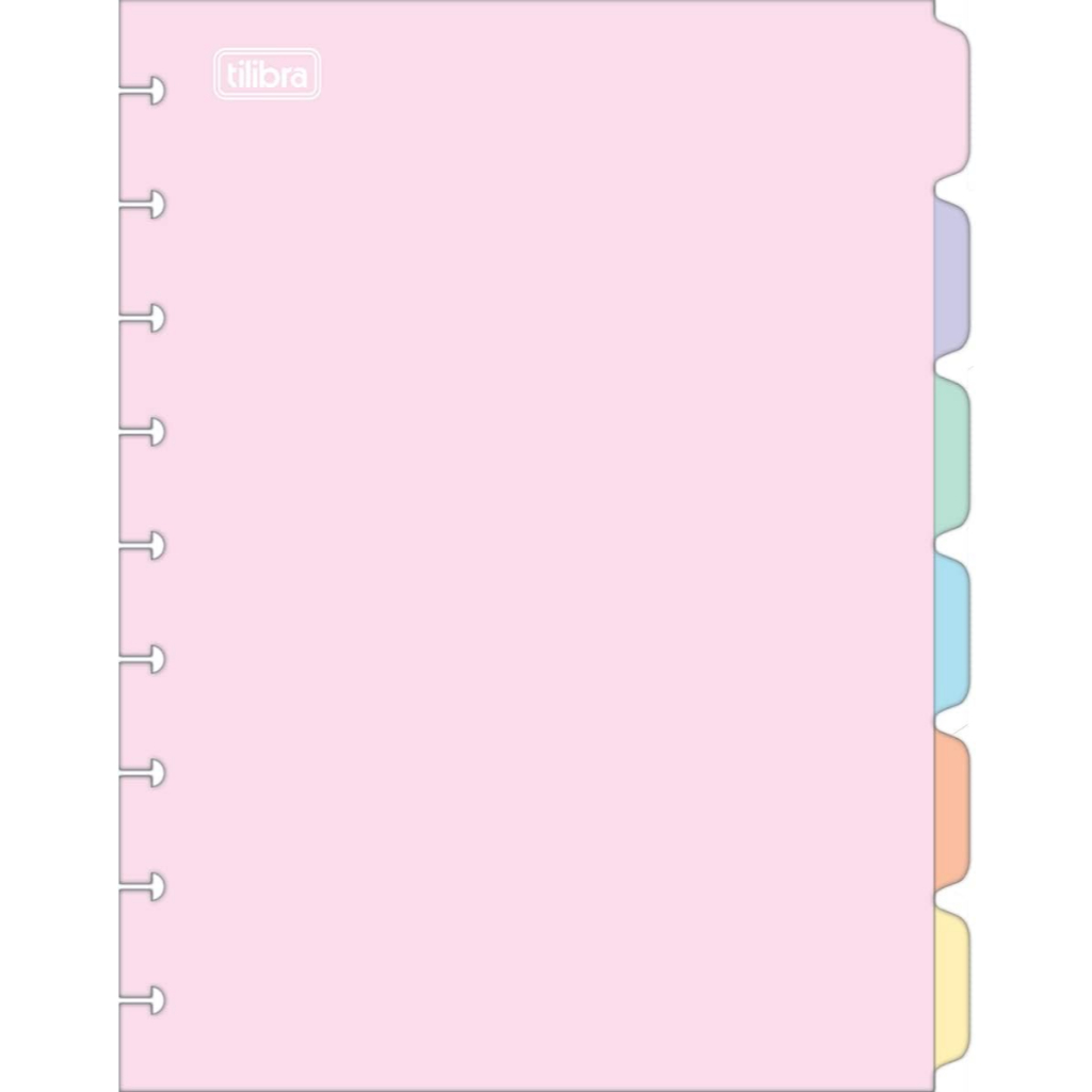 Divisórias Tilidisco Colegial - Kit c/ 6 - 9 Furos - Tilibra em Oferta na Shopee