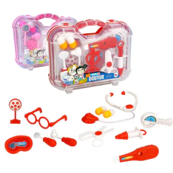 Maleta de Brinquedo Kit do Doutor Grande com 12 Peças - Paki Toys