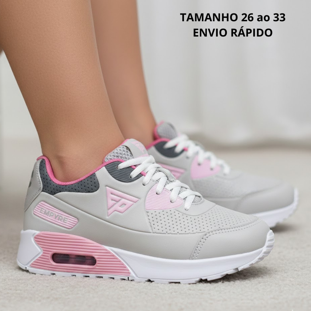 Tenis I Antil Menina Feminino Criança Co Ortável Passeio Escola Dia a Dia Volta As Aulas Relampago — R$ 39,30 em Shopee, 54% OFF