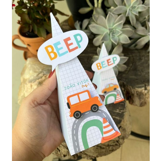 Kit Festa Carrinhos Personalizados  - Lembrancinhas Aniversário Infantil Meios de Transportes