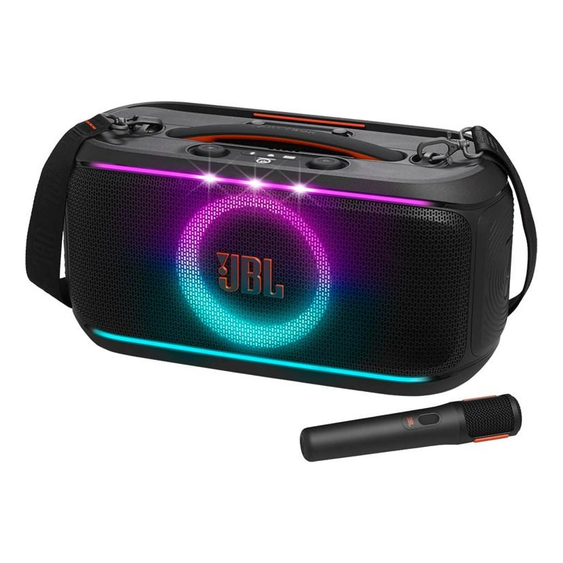 Imagem Caixa De Som Jbl Partybox On The Go 2 Preta Com Microfone