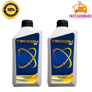 Kit 2 Teccom 10 Estabilizador Aditivo Óleo Diesel Biodiesel 1L em Oferta na Shopee