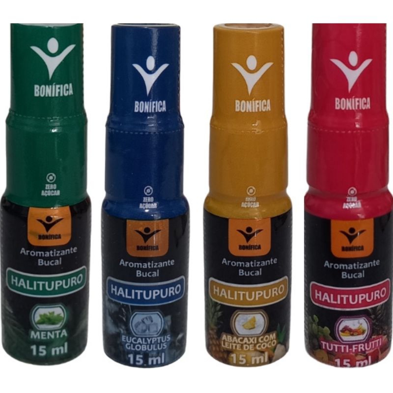 Aromatizante Bucal HALITUPURO - 15ml em Oferta na Shopee