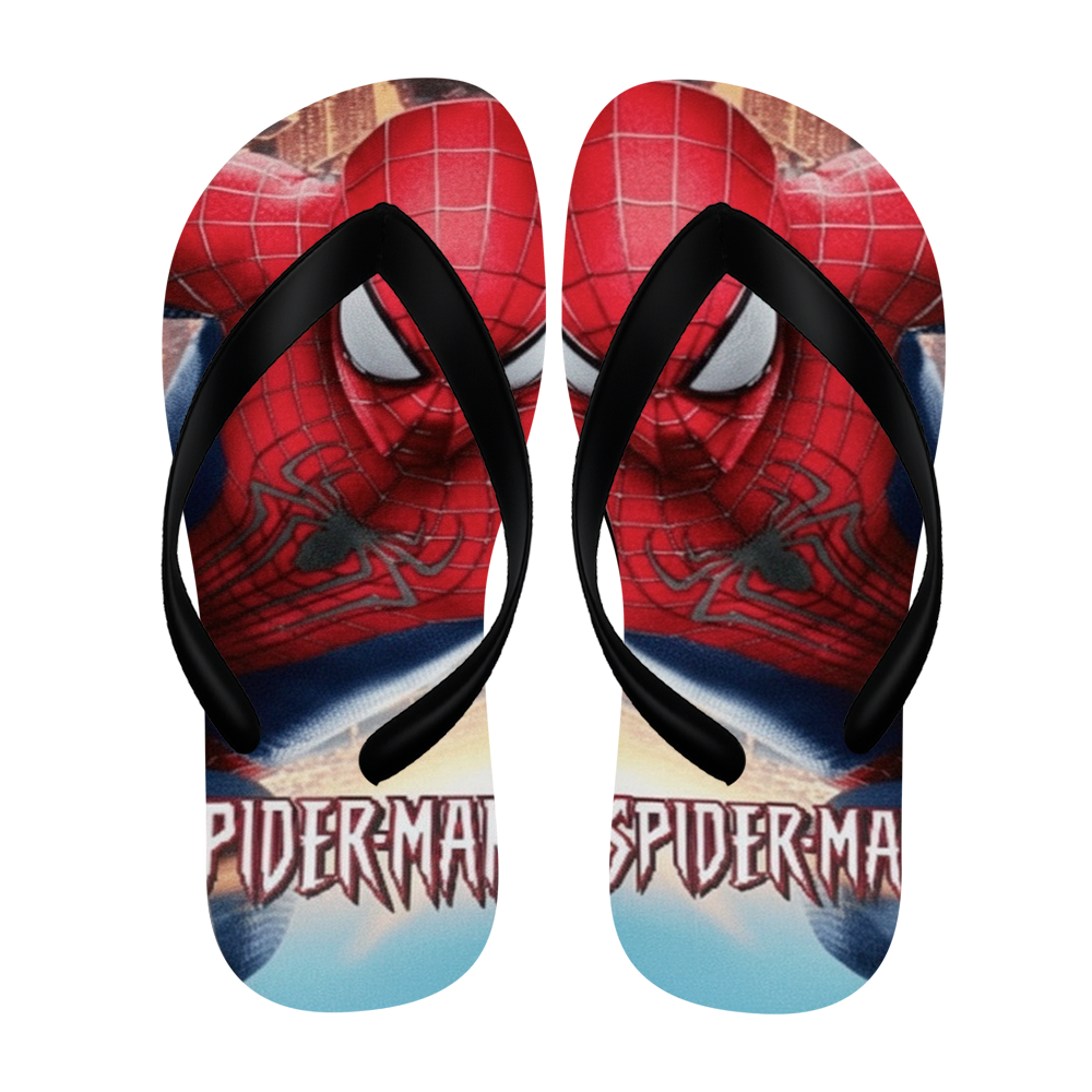 Chinelo do Homem-Aranha Estampado Confortável Leve Antiderrapante