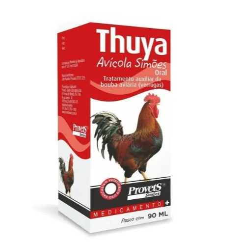 Thuya Avícola Simões – Tratamento para Verrugas e Boubas em Aves (Frango, Galinha, Peru, Pato)