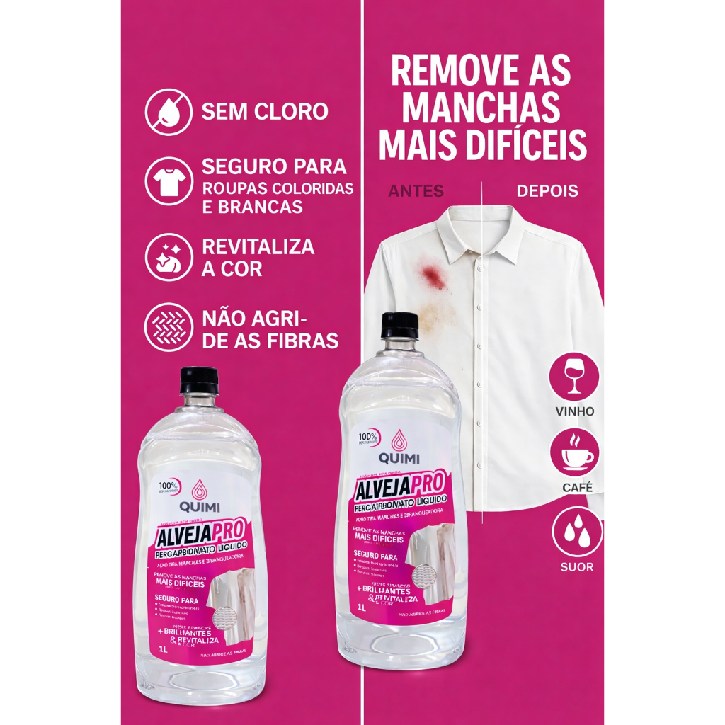 AlvejaPro Liquìdo Sem Cloro