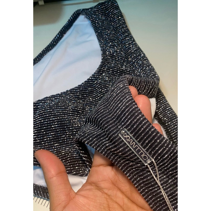Sunga Masculina Slim Preta Brilhante - Sunga Canelada Cavada