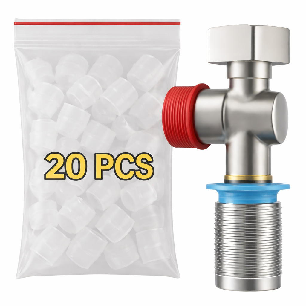 Kit 20 Veda Rosca Silicone Veda Junta Borracha 1/2 e 3/4