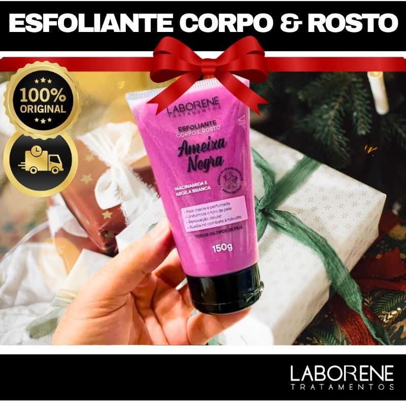 Esfoliante Corpo e rosto 170g Laborene em Oferta na Shopee