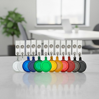 Kit 30 20 10 Portas Crachás com Fivela Retrátil Presilha Roller Automatico Credencial Identificação em Oferta na Shopee