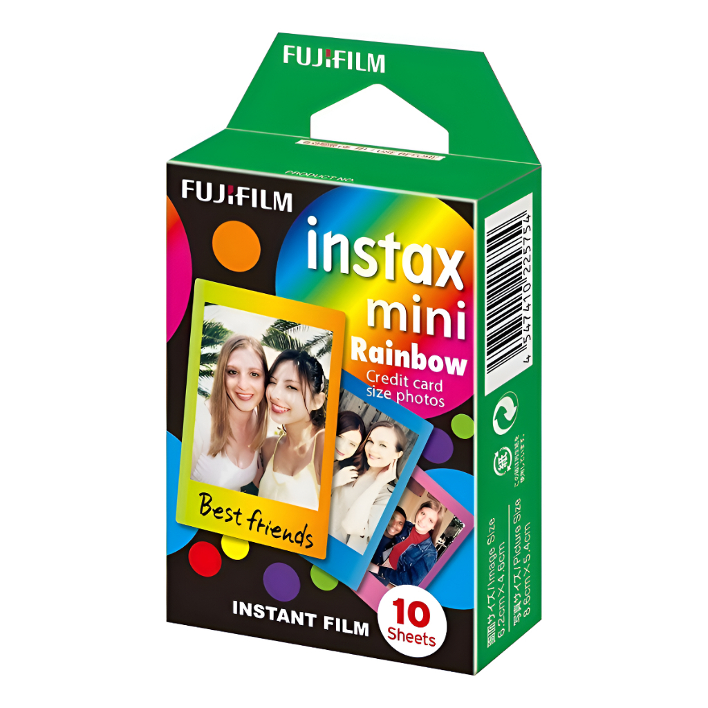FILME INSTAX MINI RAINBOW 10 FOTOS