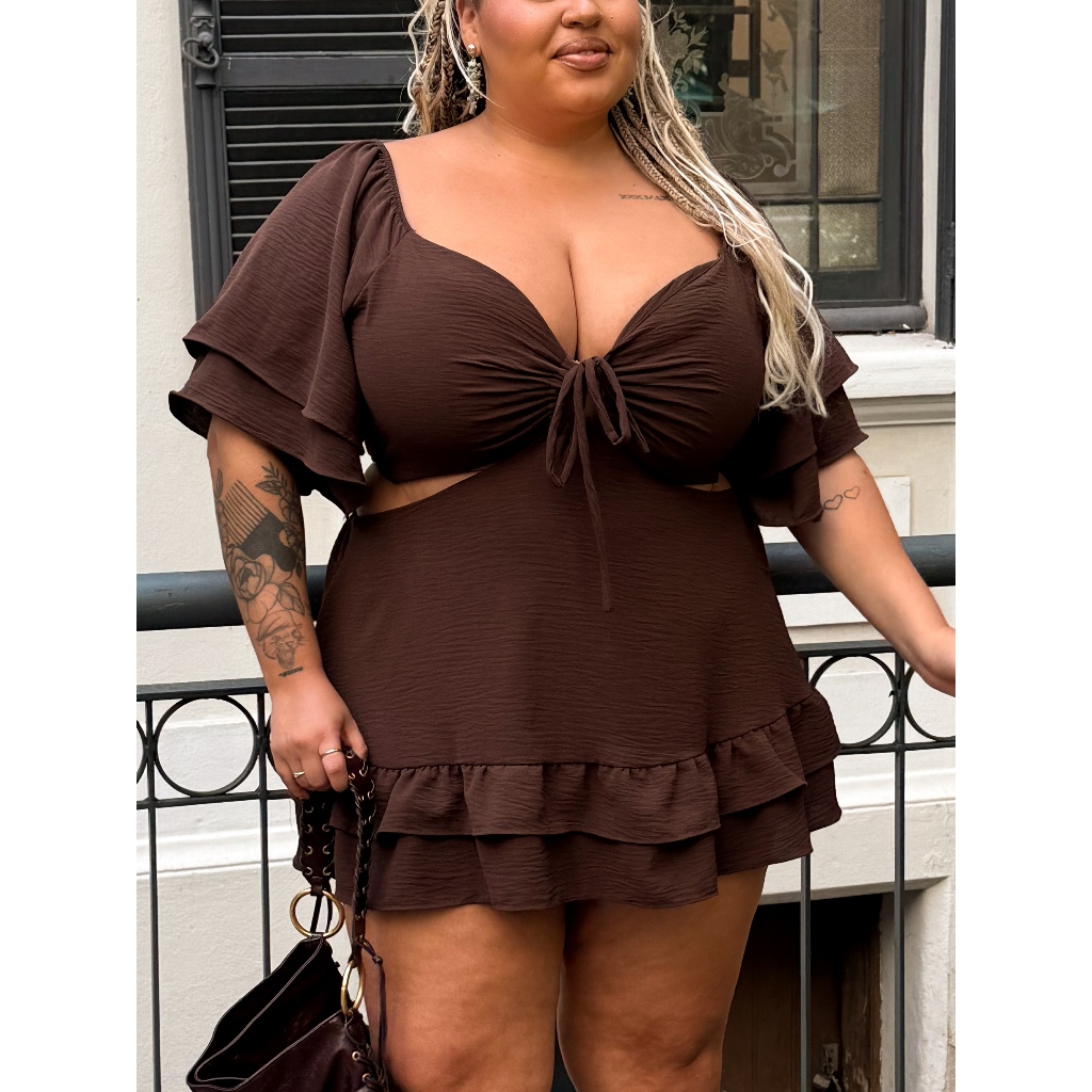 Macaquinho Plus Size Feminino Conforto Amplo Verão 44 ao 60 Ano Novo Nat Final de Ano Rodeio em Oferta na Shopee