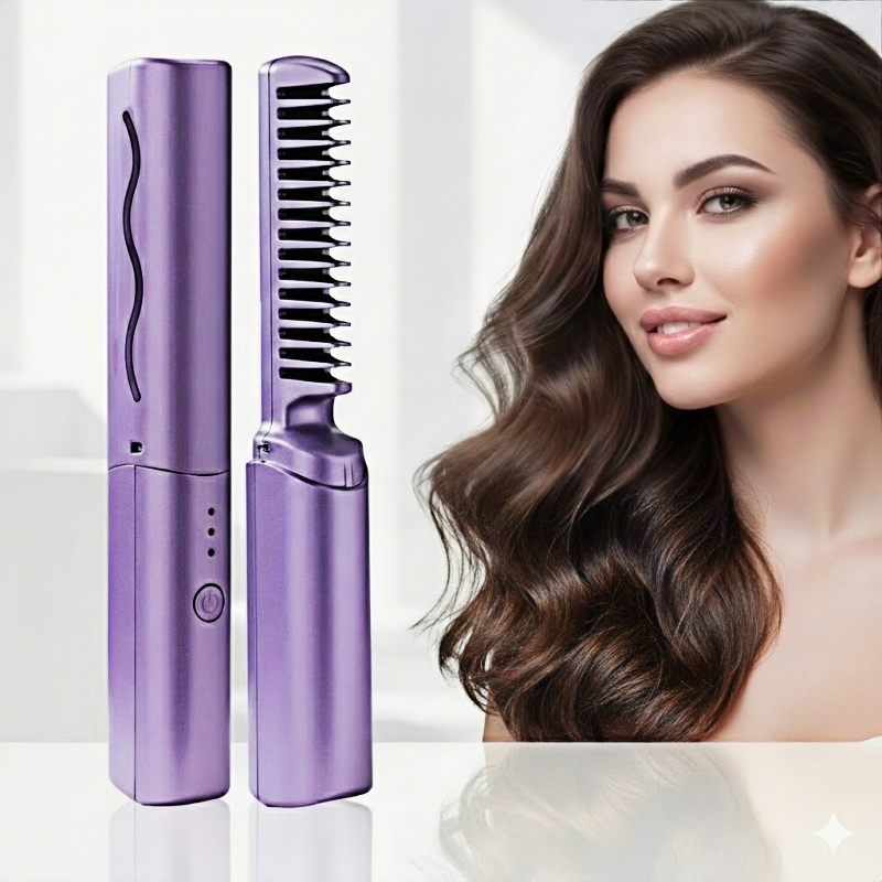 Escova Alisadora de Cabelo Portátil Alta Performance em Oferta na Shopee