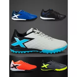 Chuteira Society Oxn Genio 3 e 4 Costurada Reforçada Pro Masculino Feminino Infantil Grama Sintética