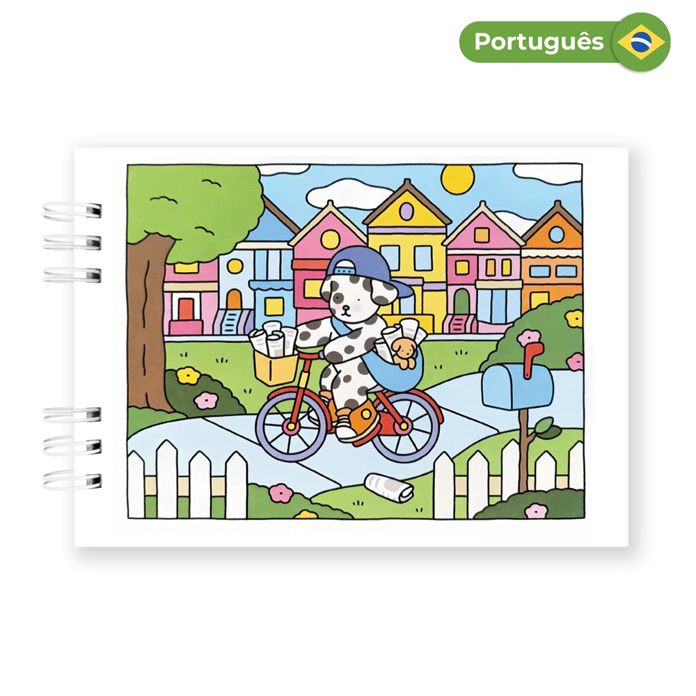 Livro de Colorir PROFISSÕES 25 folhas on the job coloring book em Oferta na Shopee