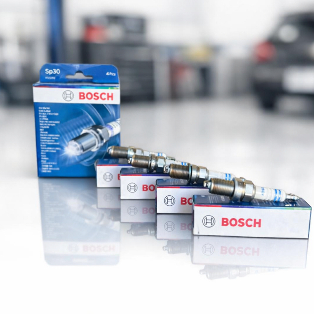 Jogo 4 Velas Ignição Volkswagen Gol Fox Saveiro G4 G5 G6 G7 8v 1.0 1.6 Flex Bosch