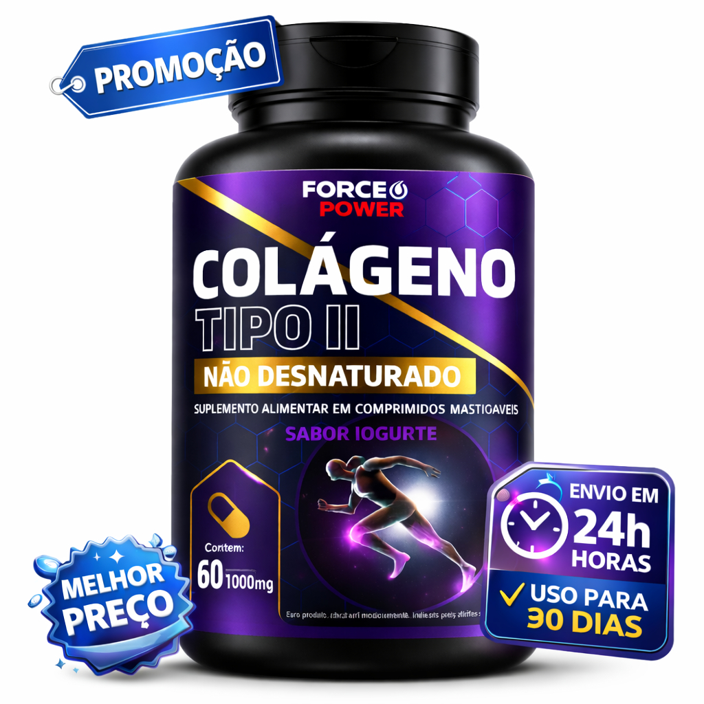 Colageno Tipo 2 Original Não Desnaturado 40 mg - MELHOR SUPLEMENTO TESTADO E APROVADO em Oferta na Shopee