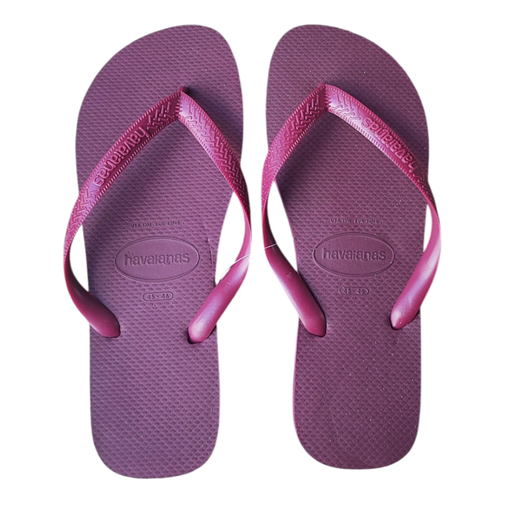 Chinelo Tamanho 45/46 havaianas Top Senses terra roxa original