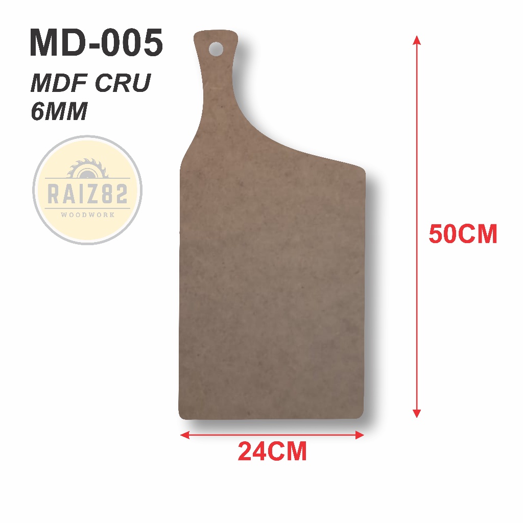 Molde Tábua de carne, Gabarito para Tábua de corte MDF Cru 6mm. MD-005