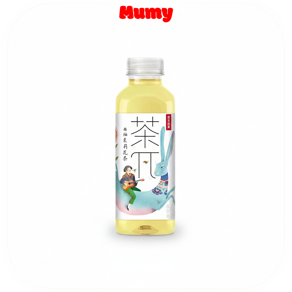 Chá de Jasmim Com Toranja Sabor Toranja e Jasmim Nongfu Spring 500ml - Tea Pi Grapefruit Jasmine Tea - Mumy