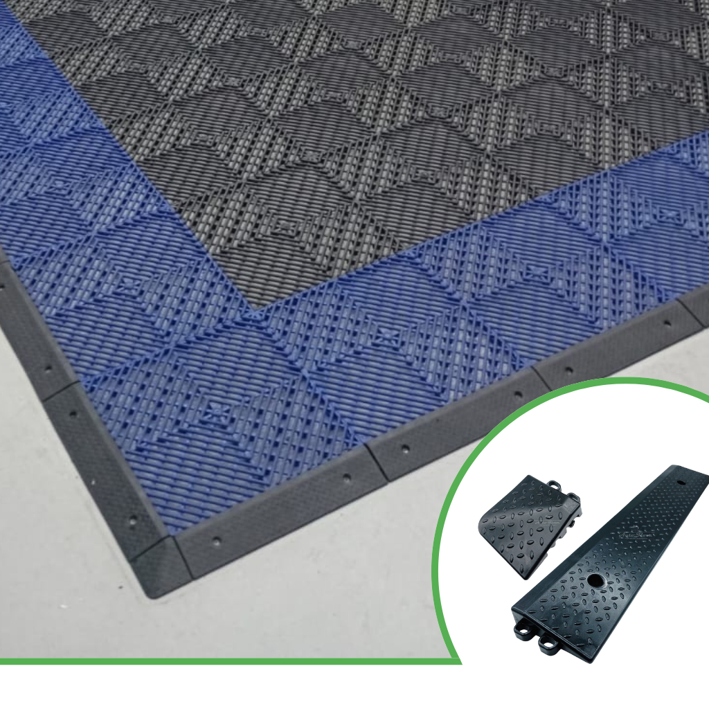 Rampa e Canto para Piso Modular Automotivo da Marca Direct Borrachas em Oferta na Shopee