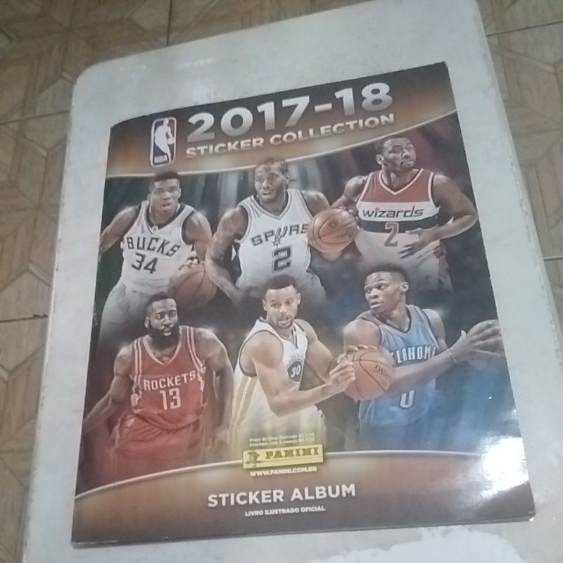 Álbum De Figurinha Completo 2017 18 Nba Panini