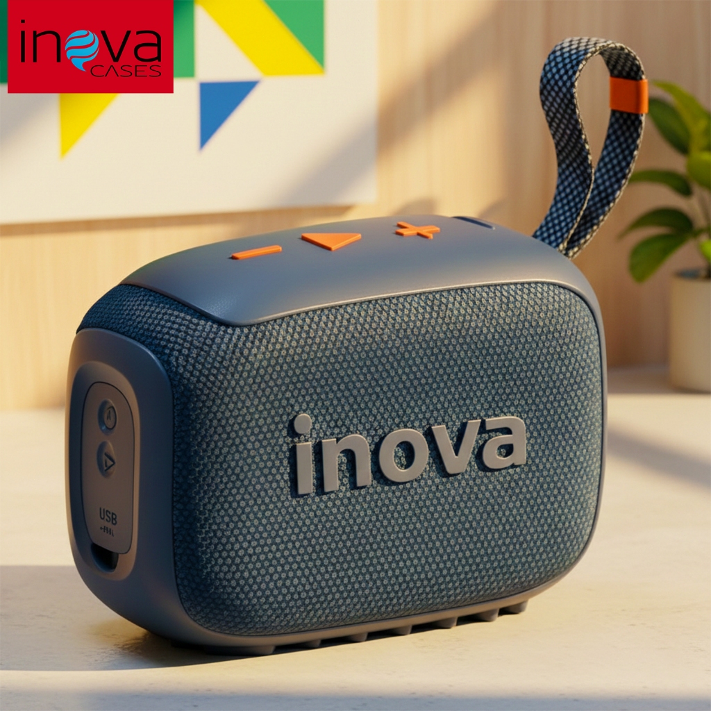 Inova Caixinha Caixa De Som Bluetooth Portátil Speaker MP3 FM RAD-12707 em Oferta na Shopee