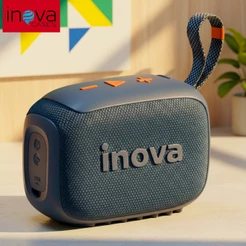 Inova Caixinha Caixa De Som Bluetooth Portátil Speaker MP3 FM RAD-12707