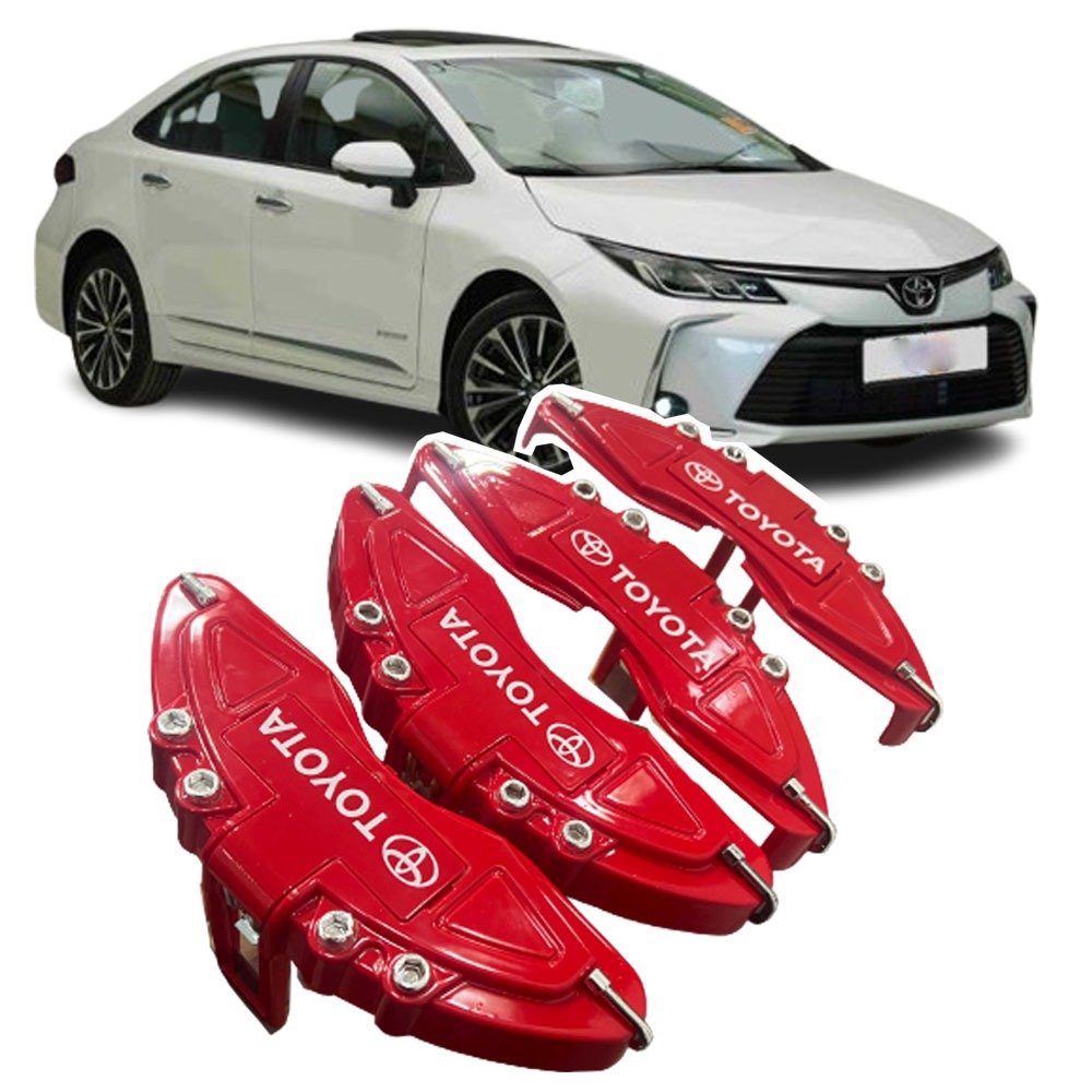 Capa De Pinça De Freio Garras 4 Peças Corolla 2020 2021 2022 2023 2024 2025 2026 top não usa silicone
