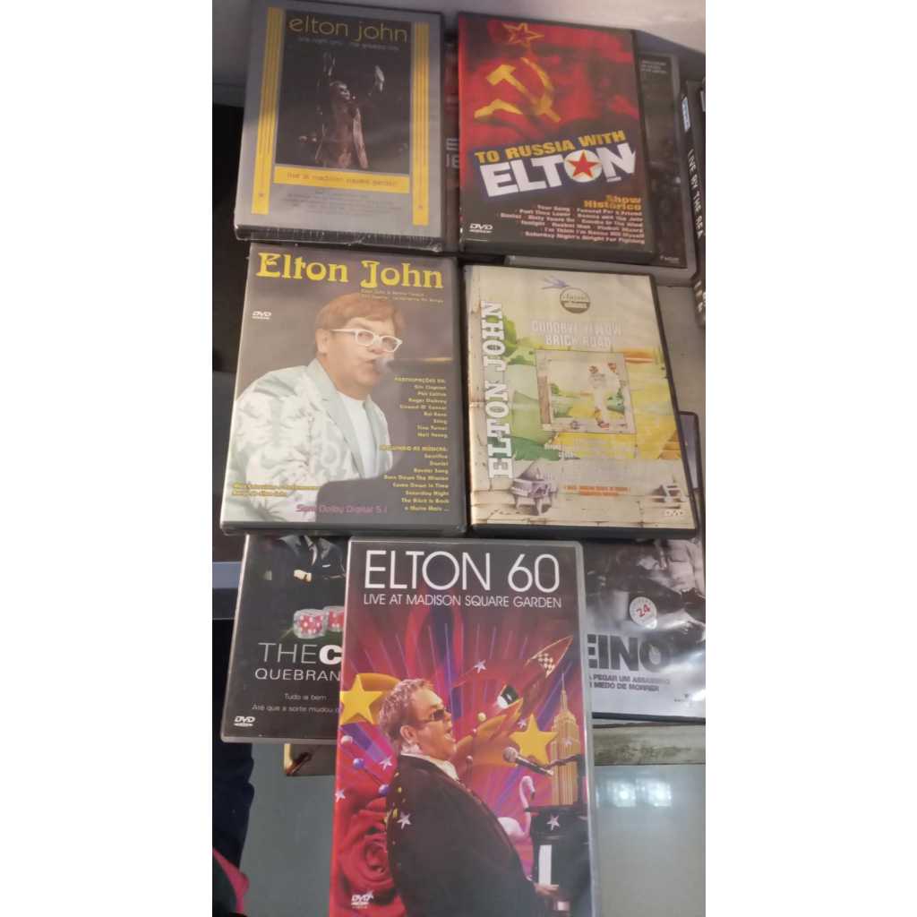 Dvd Elton John Live at Madison square garden Hits goodbye yellow One night Only The greatest hits Bernie Taupin russia
