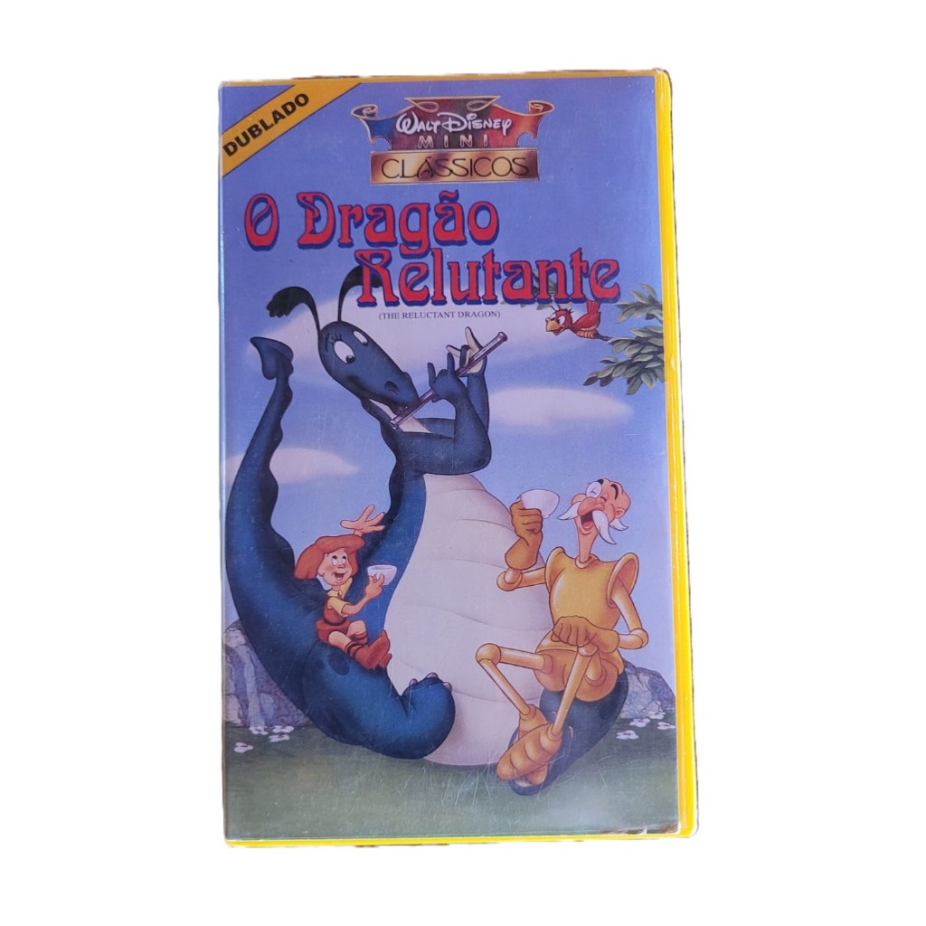Fita Vhs O Dragão Relutante Dublado Walt Disney
