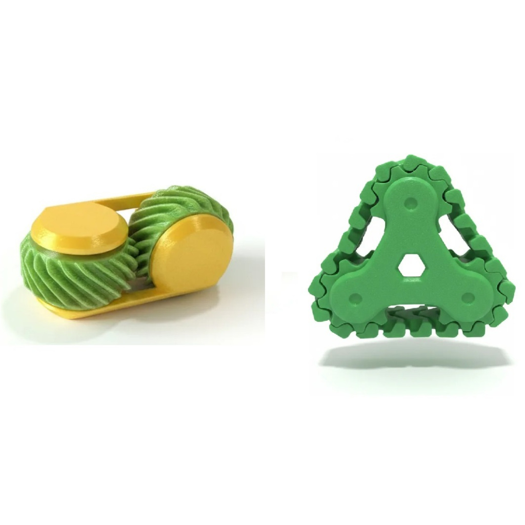 Engrenagem Triângulo + Spinner Engrenagem Anti-stress  3d