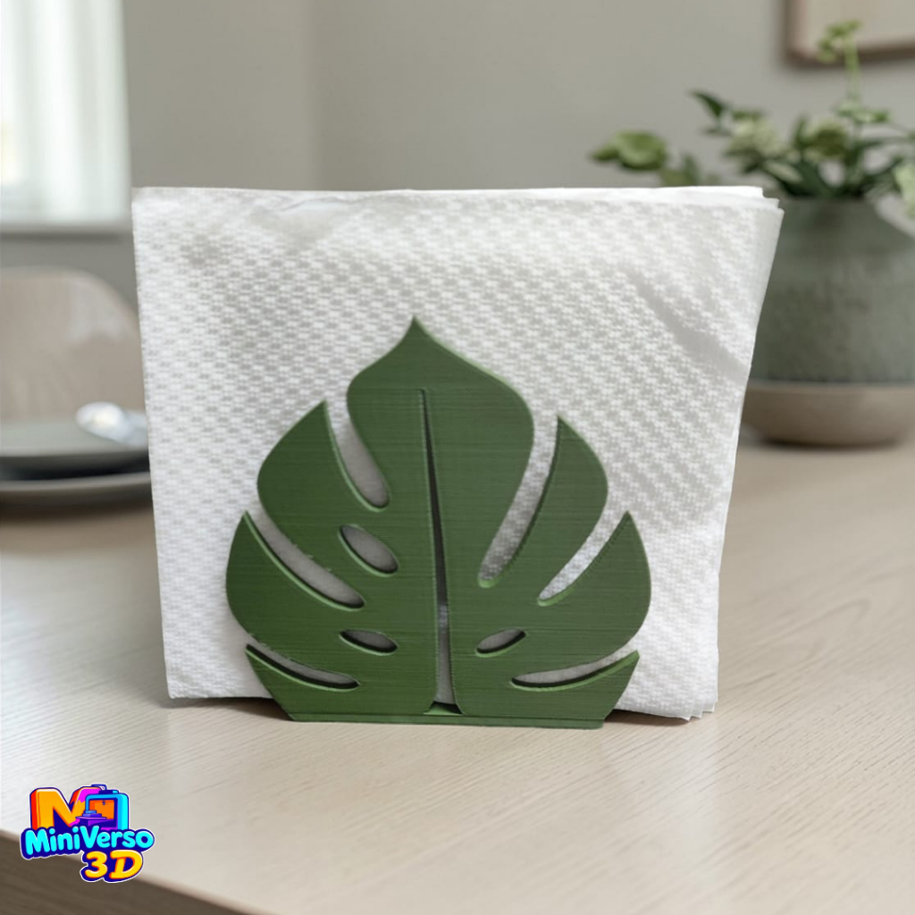 Porta Guardanapo Folha Costela de Adão – Suporte Decorativo Moderno para Mesa Posta em Oferta na Shopee