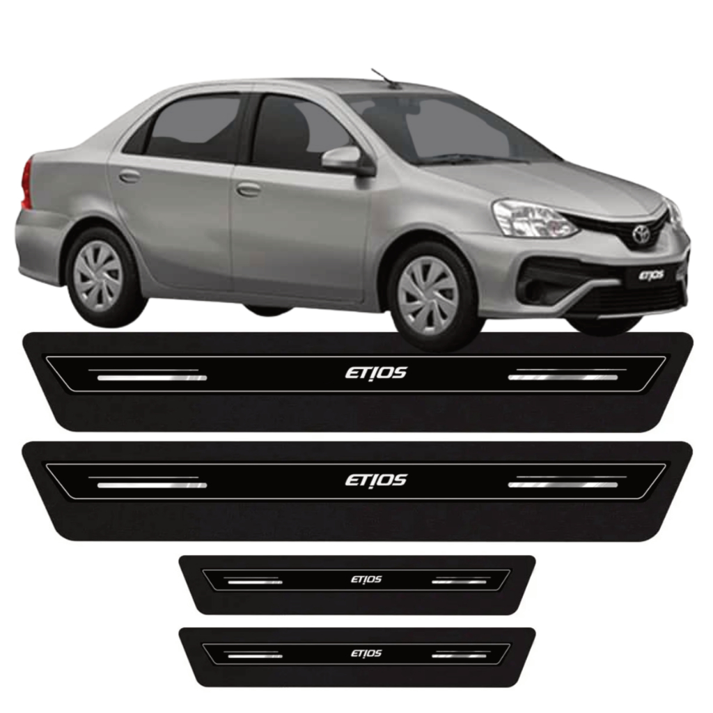 Soleira Adesiva Platinum Toyota Etios 2017 2018 2019 2020 2021