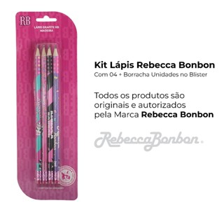 Kit Lápis Grafite Rebecca Bonbon com 4 unidades em Oferta na Shopee