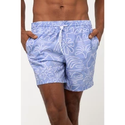 Short Masculino Rota do Mar Básico Estampado Secagem Rápida Praia Leve